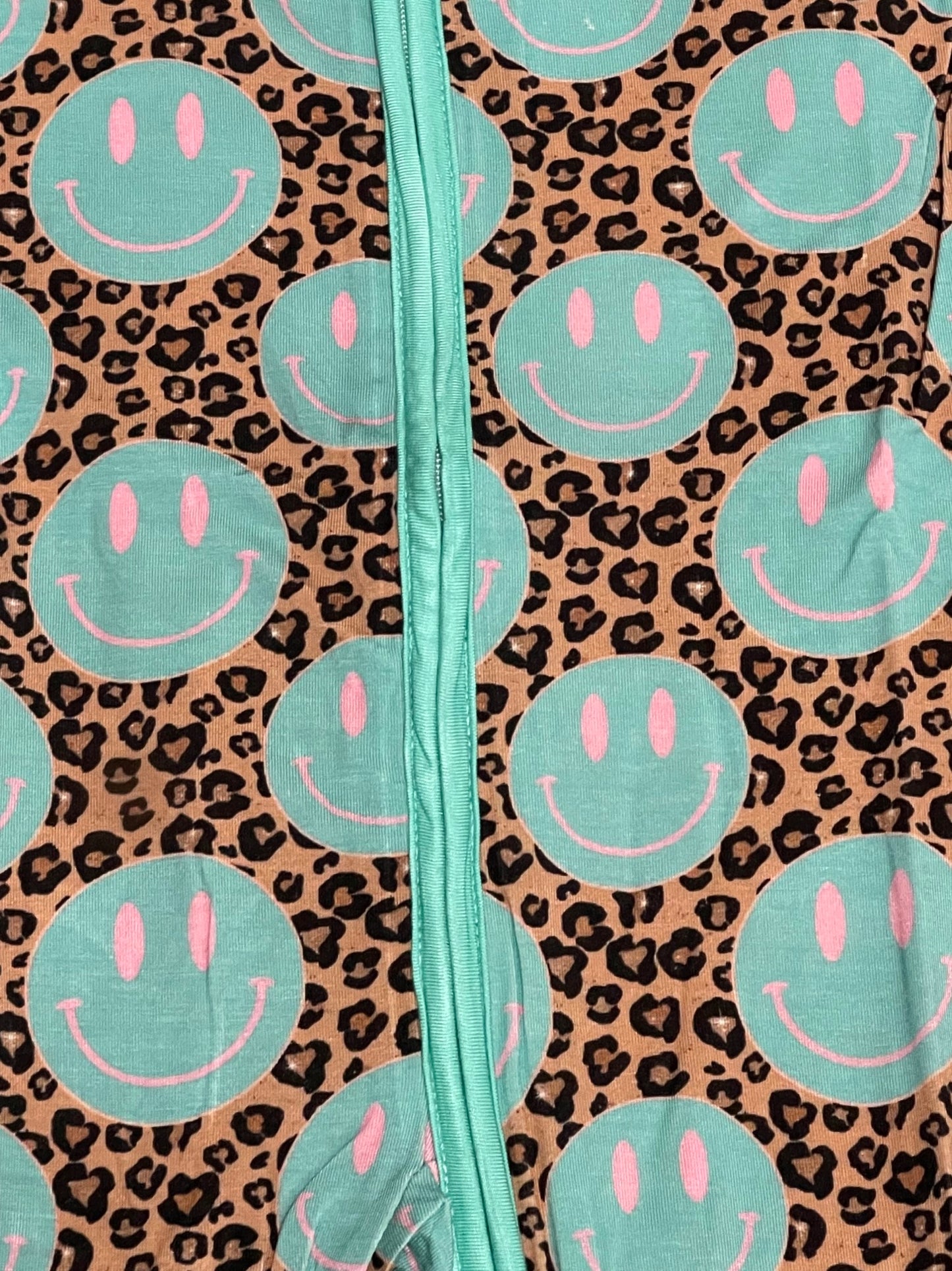 Smiley Leopard Bamboo Pajamas