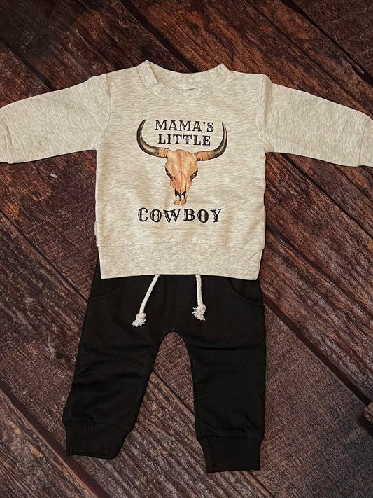 Mama,s Little Cowboy Jogger set