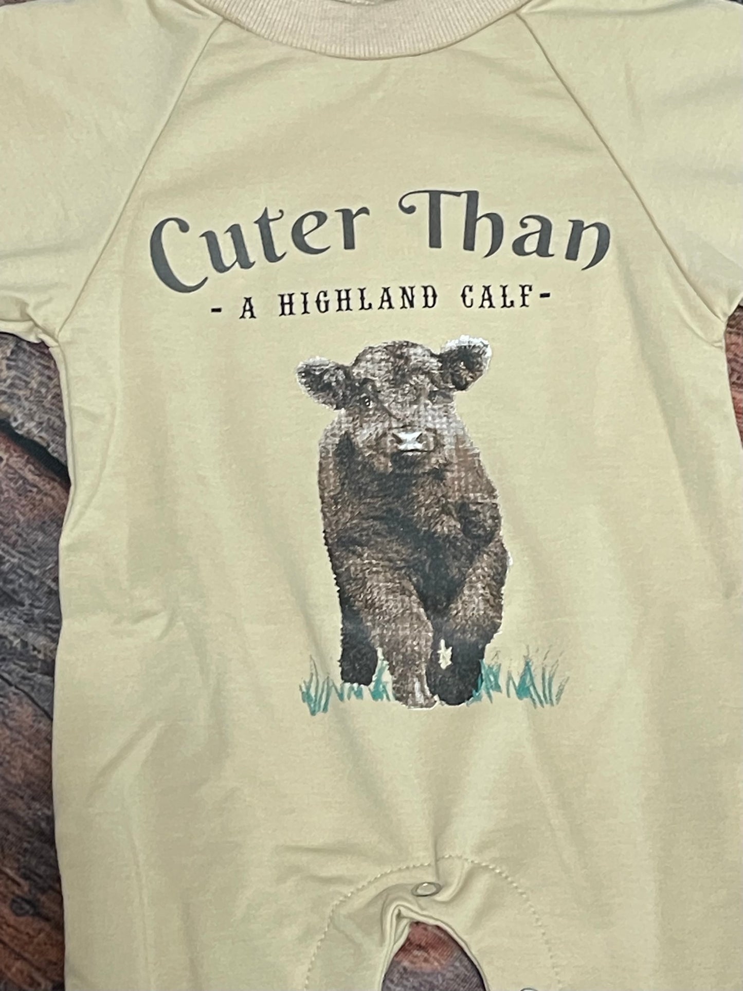 Cuter Than Highland Calf Jumper