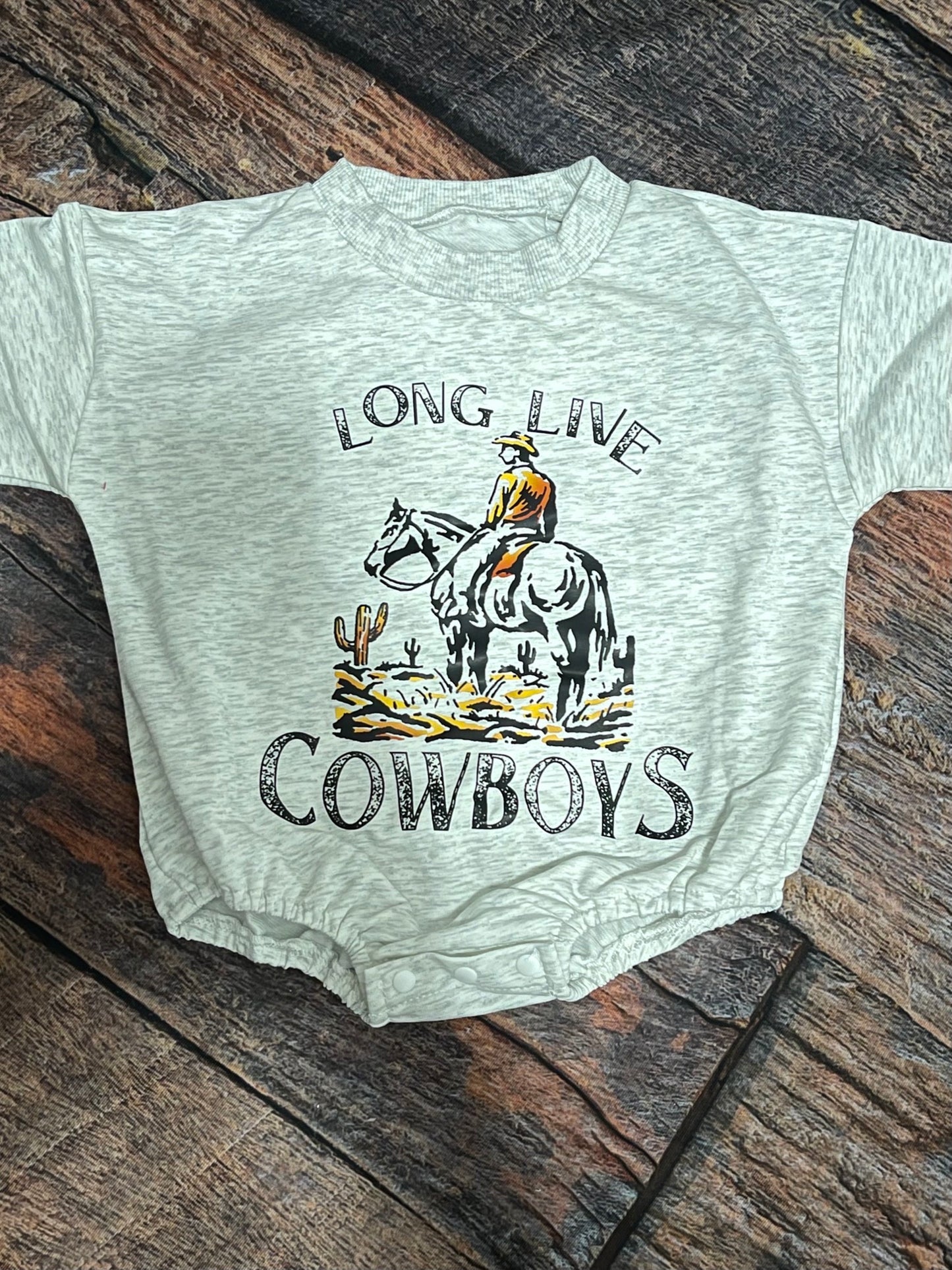 Long Live Cowboys Long Sleeve Onesie