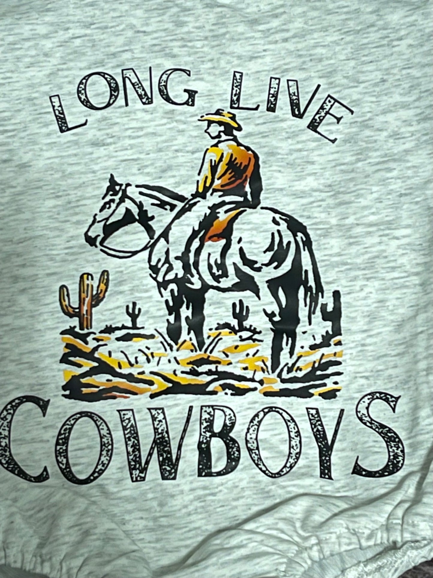 Long Live Cowboys Long Sleeve Onesie