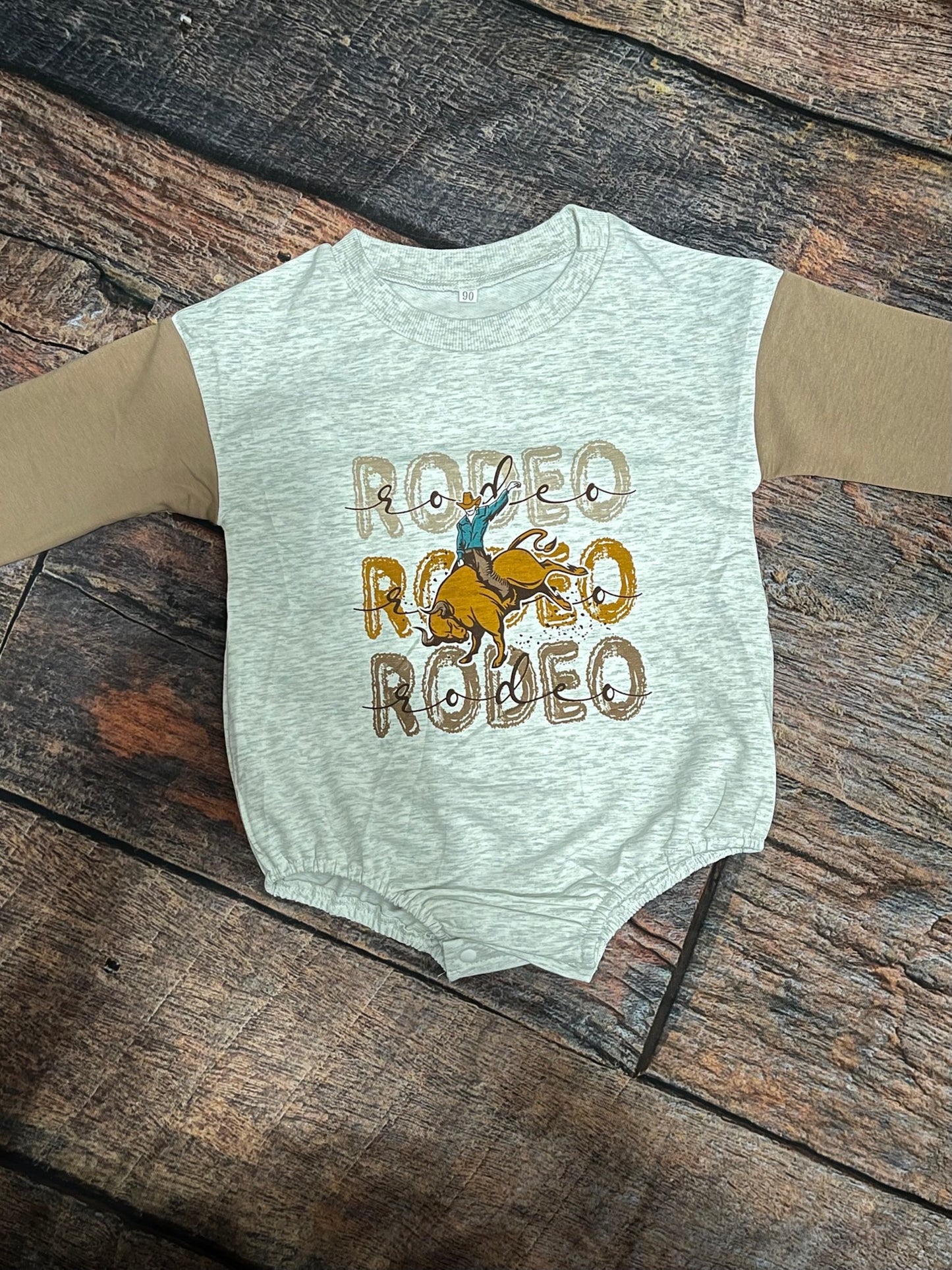 Rodeo Long Sleeve Onesie