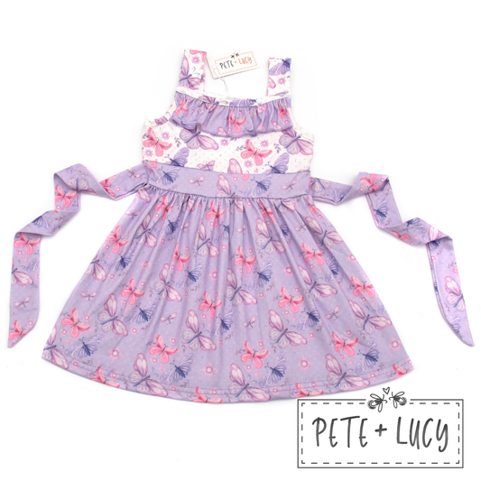 Lilac Butterfly Dress