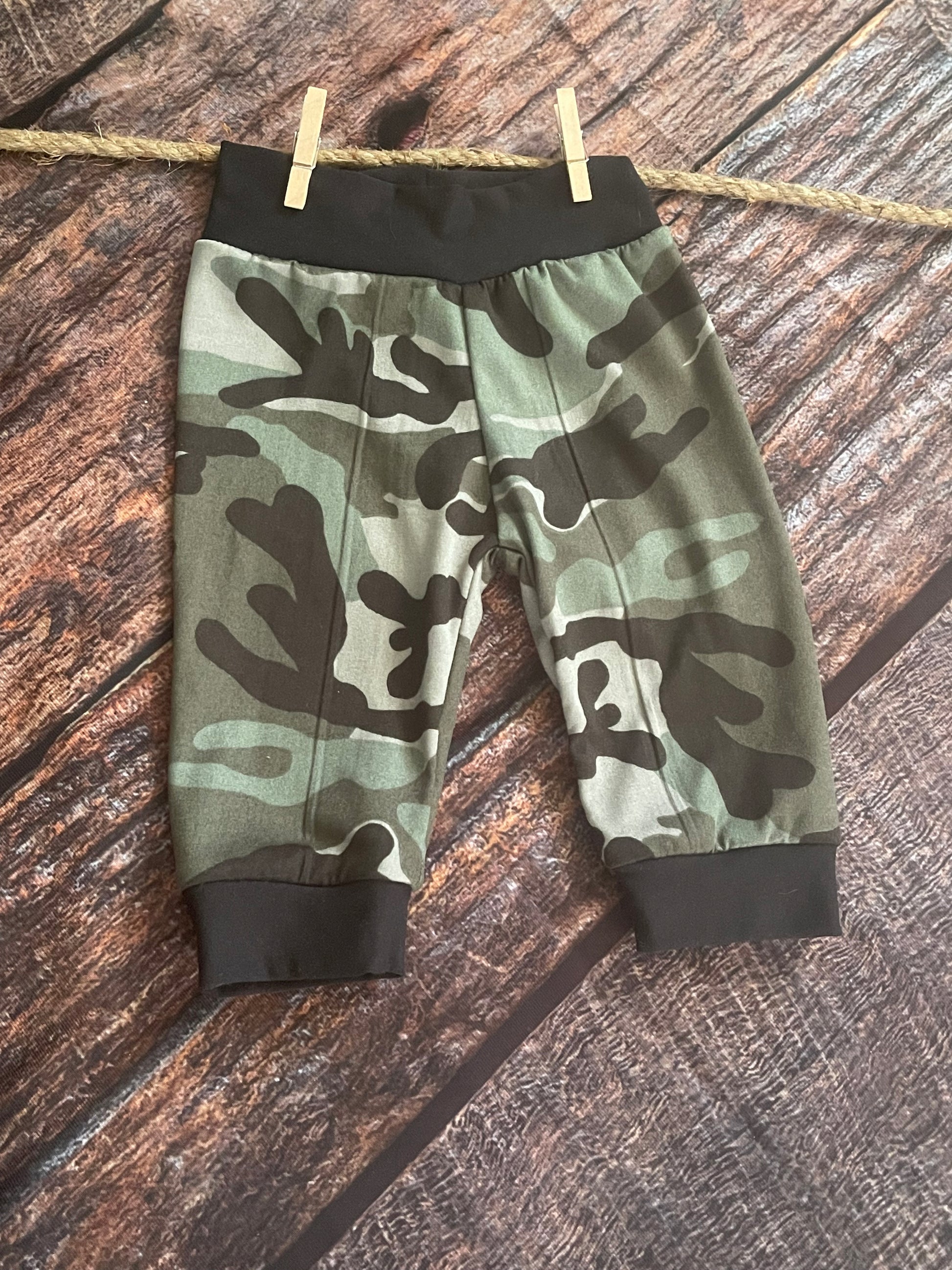 Women's Army Green Camo Jogger Pants