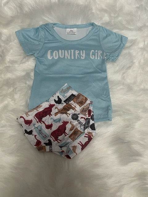 Country Girl Bummie Set