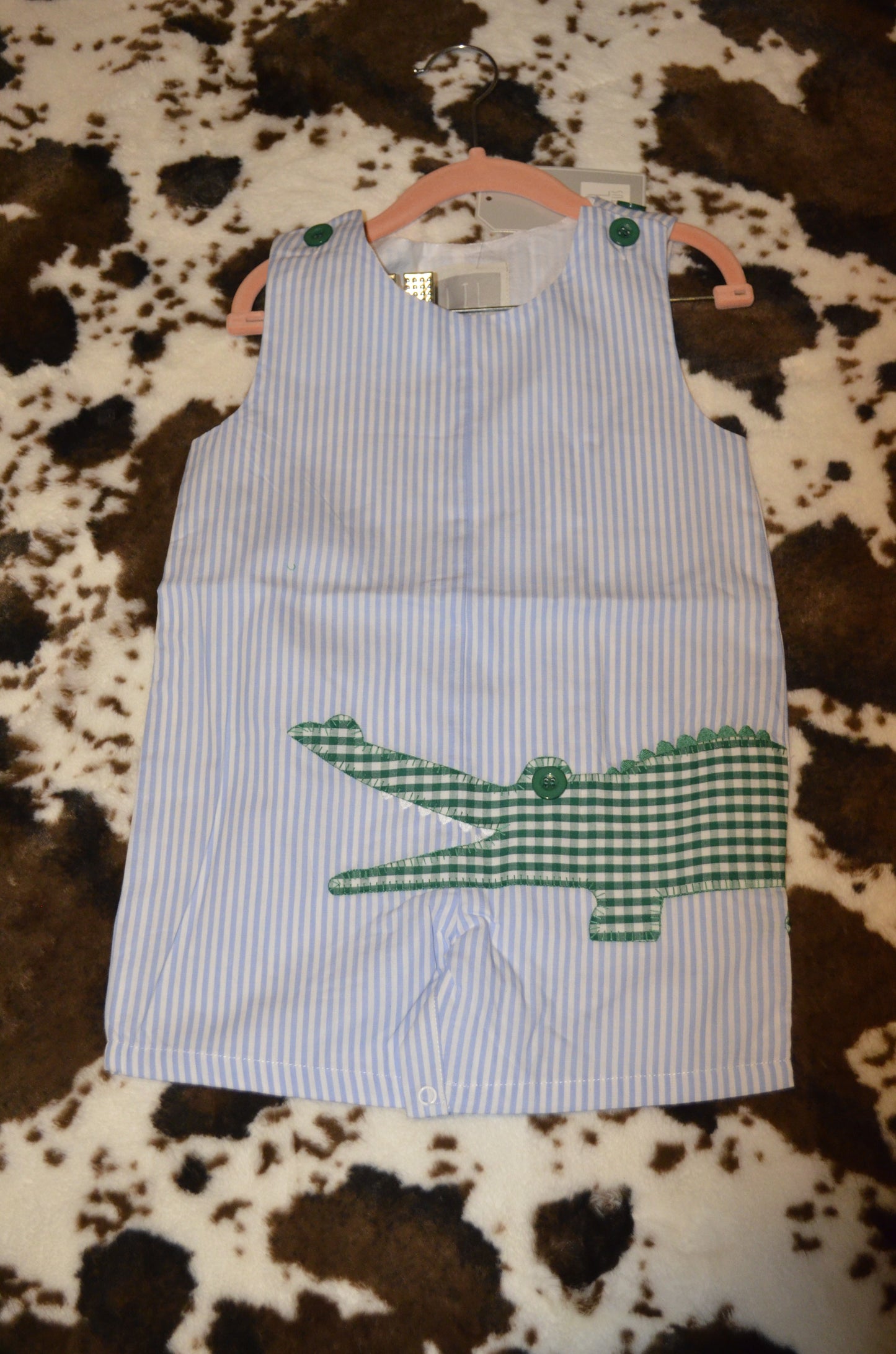 Blue Striped Crocodile Shortall