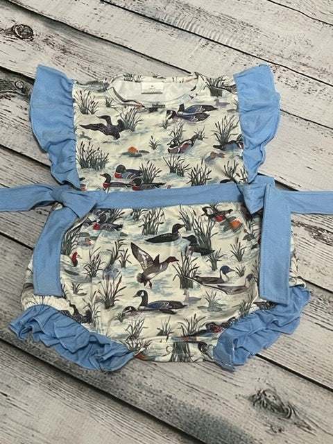 Flutter Sleeve Duck Romper